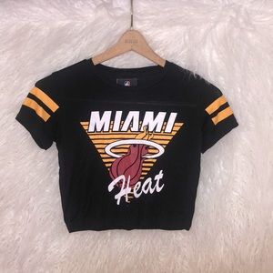 miami heat crop top